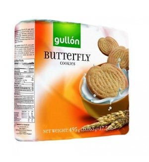 Butterfly Cookies "Gullon" 495g x 10